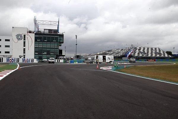 Formula One World Championship: The new final chicane and pitlane entrance