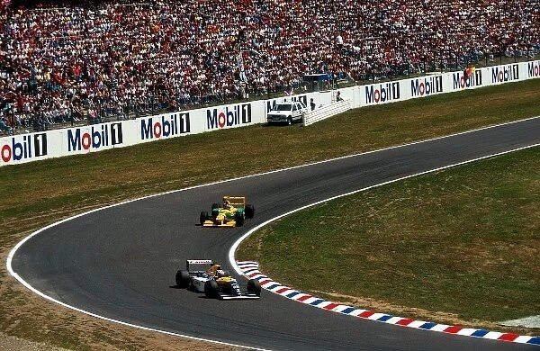 Formula One World Championship: Race winner Alain Prost Williams FW15C wins his fifty-first and final Grand Prix victory