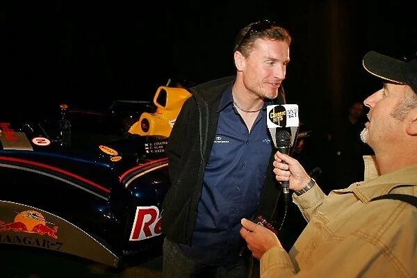 Formula One World Championship: Red Bull Press Conference, Shed 14, Formula One World Championship, Rd1, Australian Grand Prix, Preparations