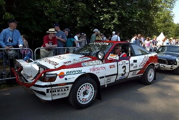 Goodwood Festival of Speed: Ove Andersson in a Toyota Celica
