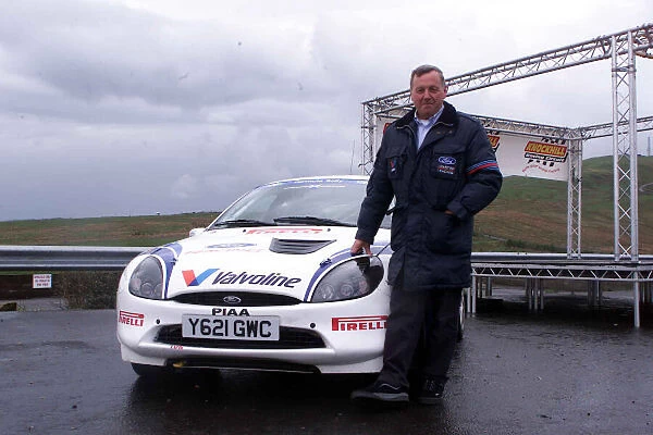 Jimmy McRae with the Ford Puma 1. 4 Kit car of Mark Wheeler