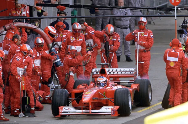 Michael Schumacher pit stop