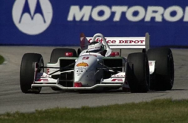 Michel Jourdain, (MEX), Ford-Cosworth  /  Lola, during practice for the Motorola 220 at Road America