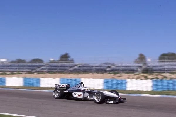 Mika Hakkinen, McLaren Mercedes MP4-15 Formula One Testing, Jerez, Spain