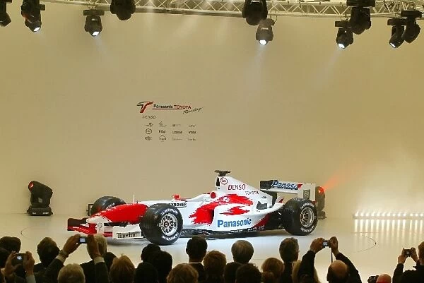 Toyota Racing TF104 Launch: The Toyota TF104 is unveiled to the invited media