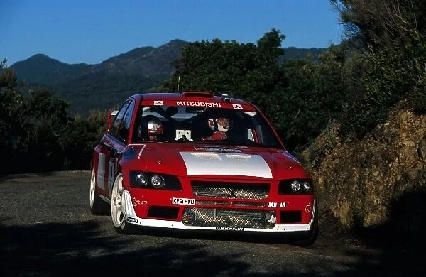 World Rally Championship: Francois Delecour Mitsubishi Lancer Evo WRC finished in 7th place