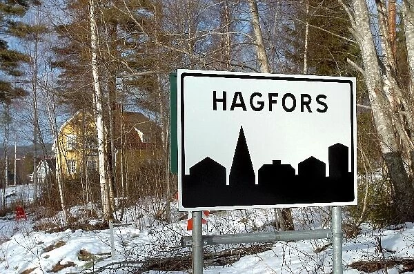 World Rally Championship: Hagfors, location of the service area