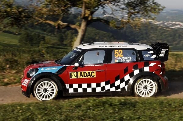 World Rally Championship: Kris Meeke, Mini John Cooper Works, on the shakedown stage