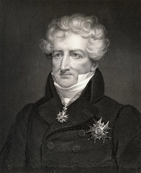 Baron Georges Cuvier Georges Leopold Chretien Frederic Dagobert 1769-1832 French Zoologist And Statesman. From The Book 'Gallery Of Portraits'Published London 1833