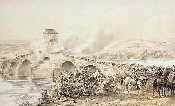 The Battle Of Bothwell Bridge, Scotland, 22Nd June 1679. From The Scots Worthies According To Howies Second Edition, 1781. Published 1879