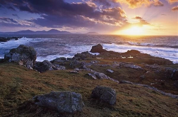 Evening At Breasty Bay Near Malin Head, County Donegal, Ireland