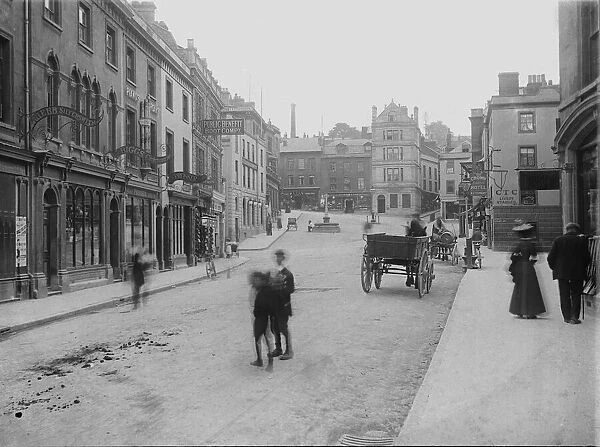 Frome Market in Edwardian times