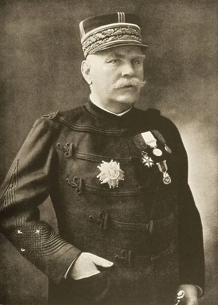 General Joseph Jacques Cesaire Joffre (1852-1931) Chief Of Staff French Army First World War From Photograph By Henri Manuel