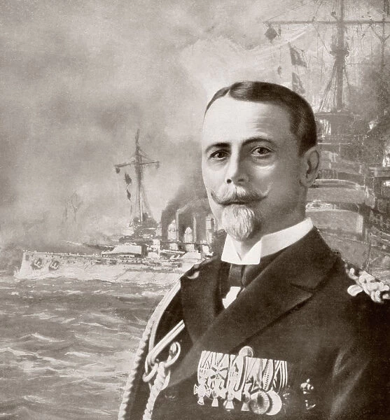 Gustav Heinrich Ernst Friedrich Von Ingenohl, 1857 - 1933. German Admiral, Commander Of The German High Seas Fleet At The Beginning Of World War I. From La Esfera, 1914