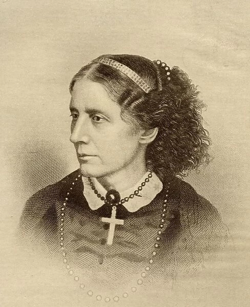 Harriet Beecher Stowe, 1811-1896. American Writer And Abolitionist. From The Book The Masterpiece Library Of Short Stories, American, Volume 14'