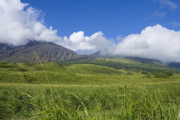 Hawaii, Maui, Haleakala, Kaupo Gap, Green And Calm On A Warm Day