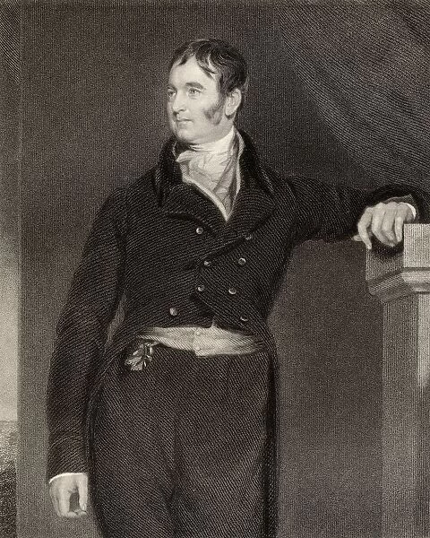 Henry Fitzmaurice Petty Marquis Of Lansdowne 1780 To 1863 Engraved By H Cook After Sir T Lawrence From The Book National Portrait Gallery Volume Iii Published C 1835