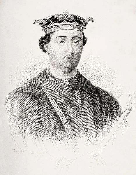Henry Ii 1133-1189 King Of England From Old Englands Worthies By Lord Brougham And Others Published London Circa 1880 s