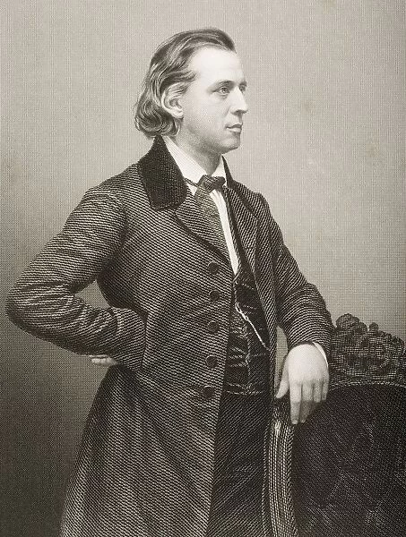 Henry Ward Beecher, 1813-1887. American Minister Of Plymouth Church, Brooklyn New York. Brother Of Harriet Beecher (Stowe). Engraved By D. J. Pound From A Photograph By Whipple & Black, Boston. From The Book The Drawing-Room Of Eminent Personages Volume 1. Published In London 1860