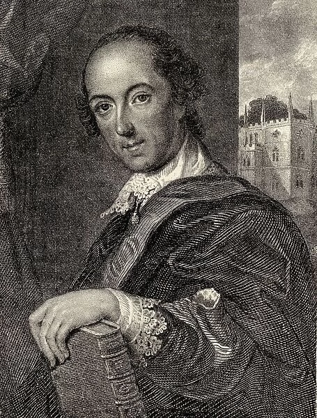 Horace Walpole 4Th Earl Of Orford 1717 - 1797 English Politician And Writer After Painting By John Giles Eccardt From Memoirs Of Eminent Etonians By Sir Edward Creasy Published London 1876