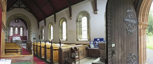Interior Of A Church Building; Howick, Northumberland, Building