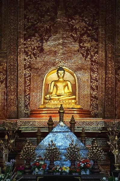 Interior Of Wat Phra Singh Temple; Chiang Mai, Thailand