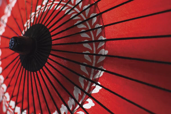 Japanese Red Umbrella; Kyoto, Japan