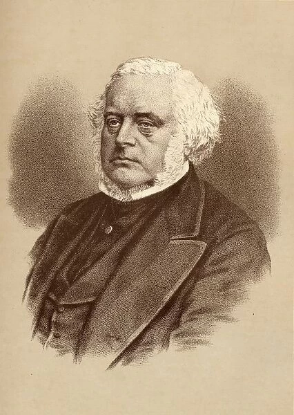 John Bright, 1811-1889. British Statesman And Orator