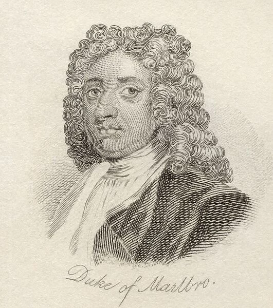 John Churchill, 1St Duke Of Marlborough, 1650 To 1722. English General And Statesman. From The Book Crabbs Historical Dictionary Published 1825