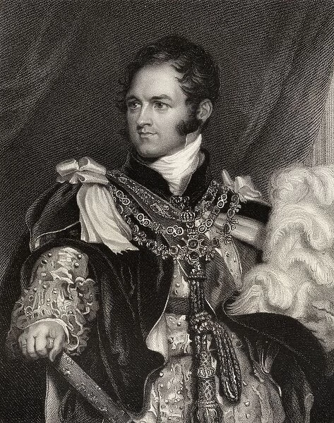 Leopold Georges Chretien Frederic Of Saxe-Coburg 1790 To 1865 King Of The Belgians 1831 To 1865 Uncle Of Queen Victoria Engraved By J Thomson After Sir T Lawrence From The Book National Portrait Gallery Volume Iii Published C 1835
