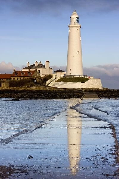 Lighthouse; Whitley Bay, Northumberland, England