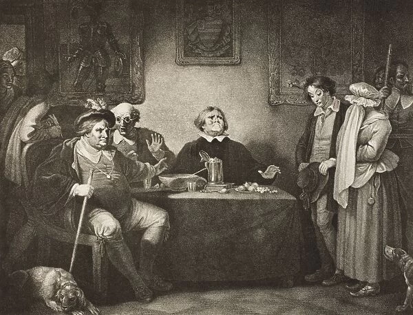 As You Like It. Act Ii. Scene Vii. The Seven Ages Of Man. Fifth Age. From The Boydell Shakespeare Gallery Published Late 19Th Century. After A Painting By Robert Smirke
