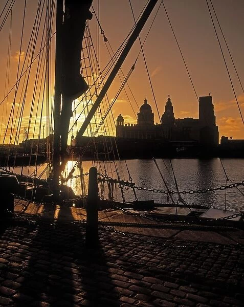 Liverpool, England; View From Albert Dock