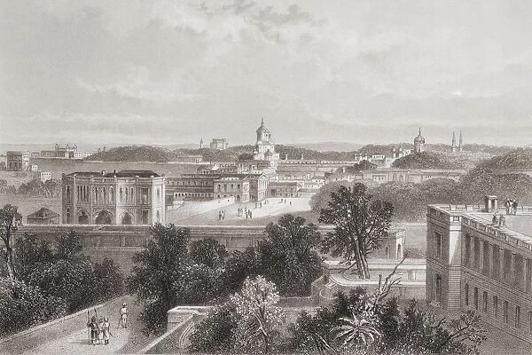Lucknow, India, From A 19Th Century Print. From The Age We Live In, A History Of The Nineteenth Century
