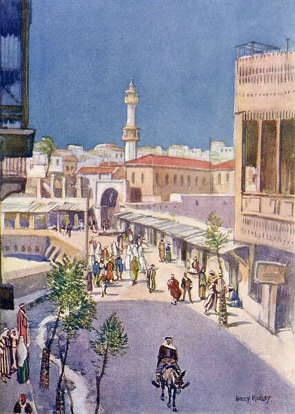 The Main Street Of Jaffa, Palestine, Circa 1910. From A Book Of Modern Palestine By Richard Penlake Published C. 1910