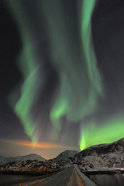 Northern Lights, Sommaroy, Tromso, Troms, Norway