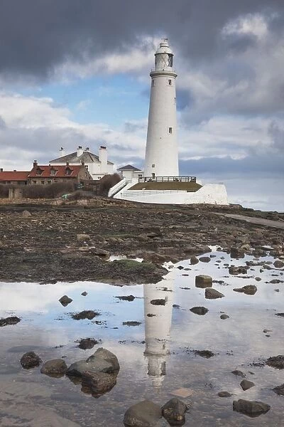 Northumberland, England; St. Marys Lighthouse