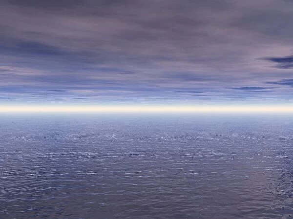 Ocean And Clouds
