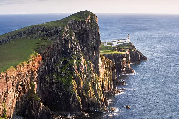 Overview of Basalt Sea Cliffs, Neist Point, Isle of Skye, Scotland