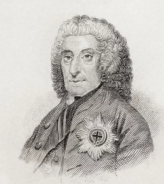 Philip Dormer Stanhope, 4Th Earl Of Chesterfield, 1694 To 1773. British Statesman And Man Of Letters. From Crabbs Historical Dictionary Published 1825