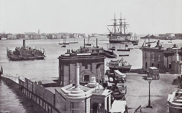 Portsmouth Hampshire England General View Harbour