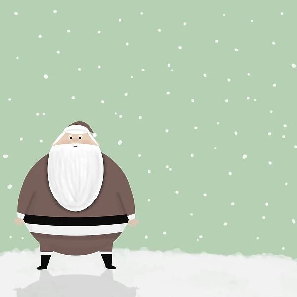 Santa And Snow