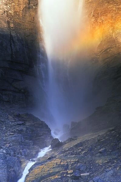 A Scenic Waterfall, Takakkaw Falls, Yoho National Park, British Columbia