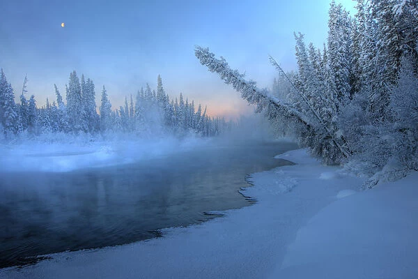 Sunrise Over Morley River, Yukon