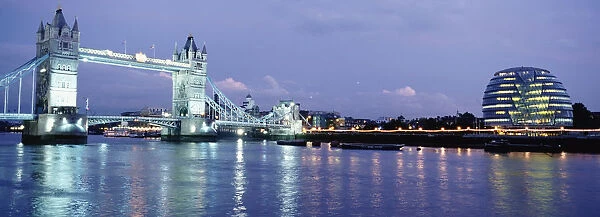 Tower Bridge And The Greater London Authority Building
