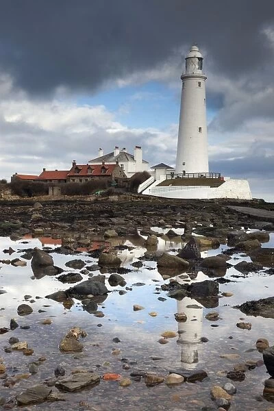 Whitley Bay, Northumberland, England; St. Marys Lighthouse