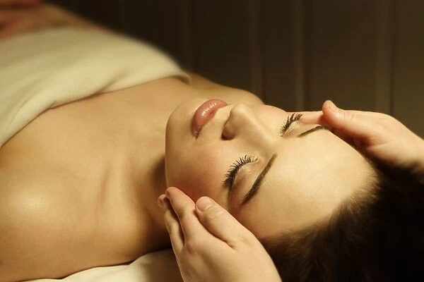 Woman Having A Facial Massage