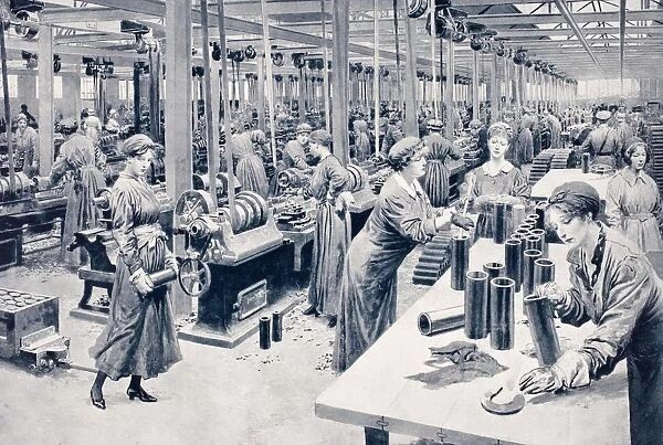 Women Working In Munitions Factory 1915