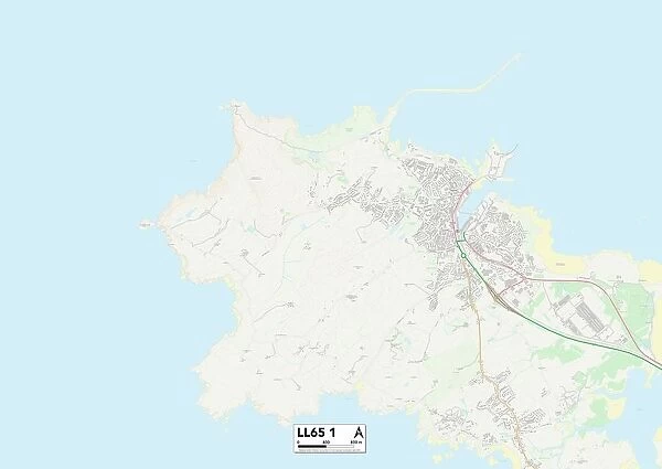 Anglesey LL65 1 Map