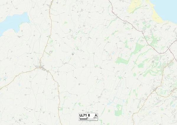 Anglesey LL71 8 Map